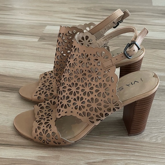 Via Spiga Shoes - Via Spiga Tan Heeled Sandals